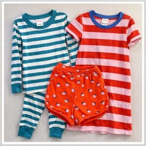 Hanna Andersson 6–7 Bundle Organic Cotton Pajamas Dress Shorts Girls 120cm